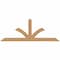 Ekena Millwork Richland Smooth Timber Gable Bracket, Western Red Cedar, 96"W x 36"H x 1 1/2"D x 5 1/2"F, 9/12 Pitch GBW096X36X0206RIC00SWR - alternate 1